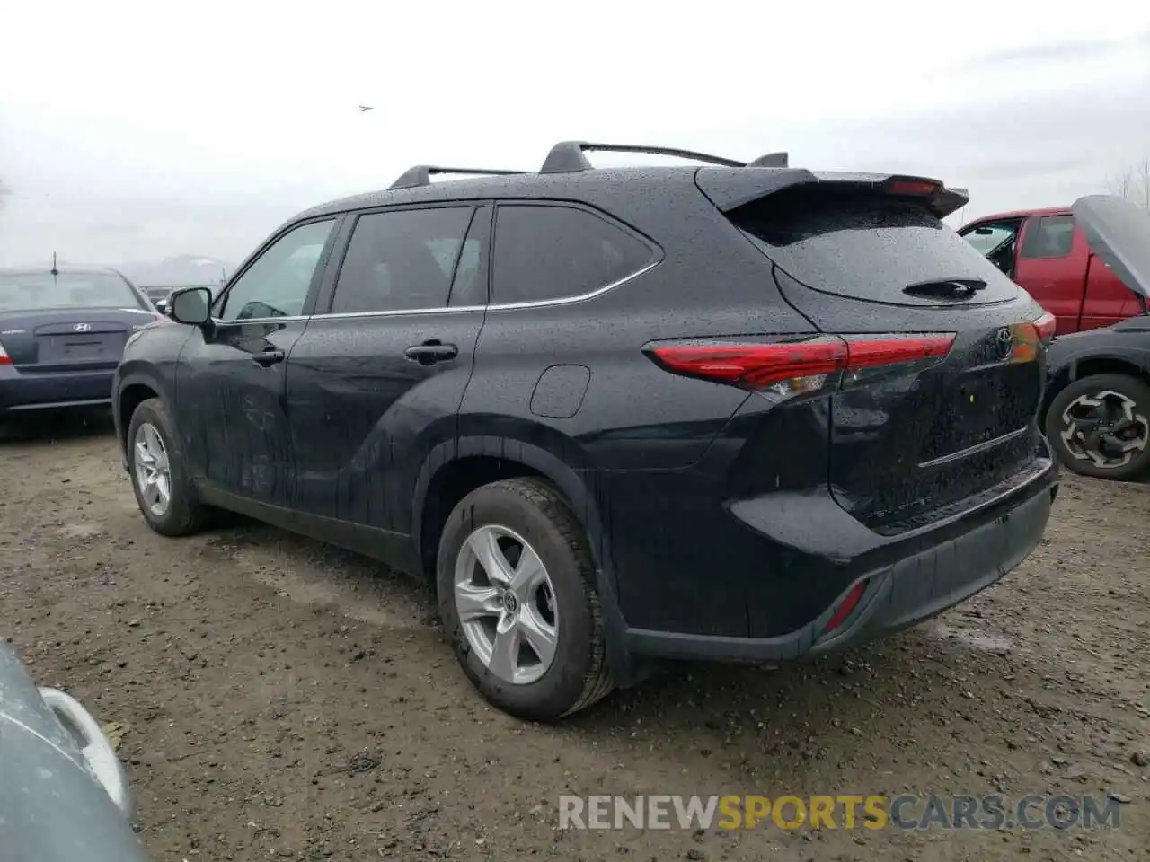 2 Photograph of a damaged car 5TDBBRCH8PS114294 TOYOTA HIGHLANDER 2023