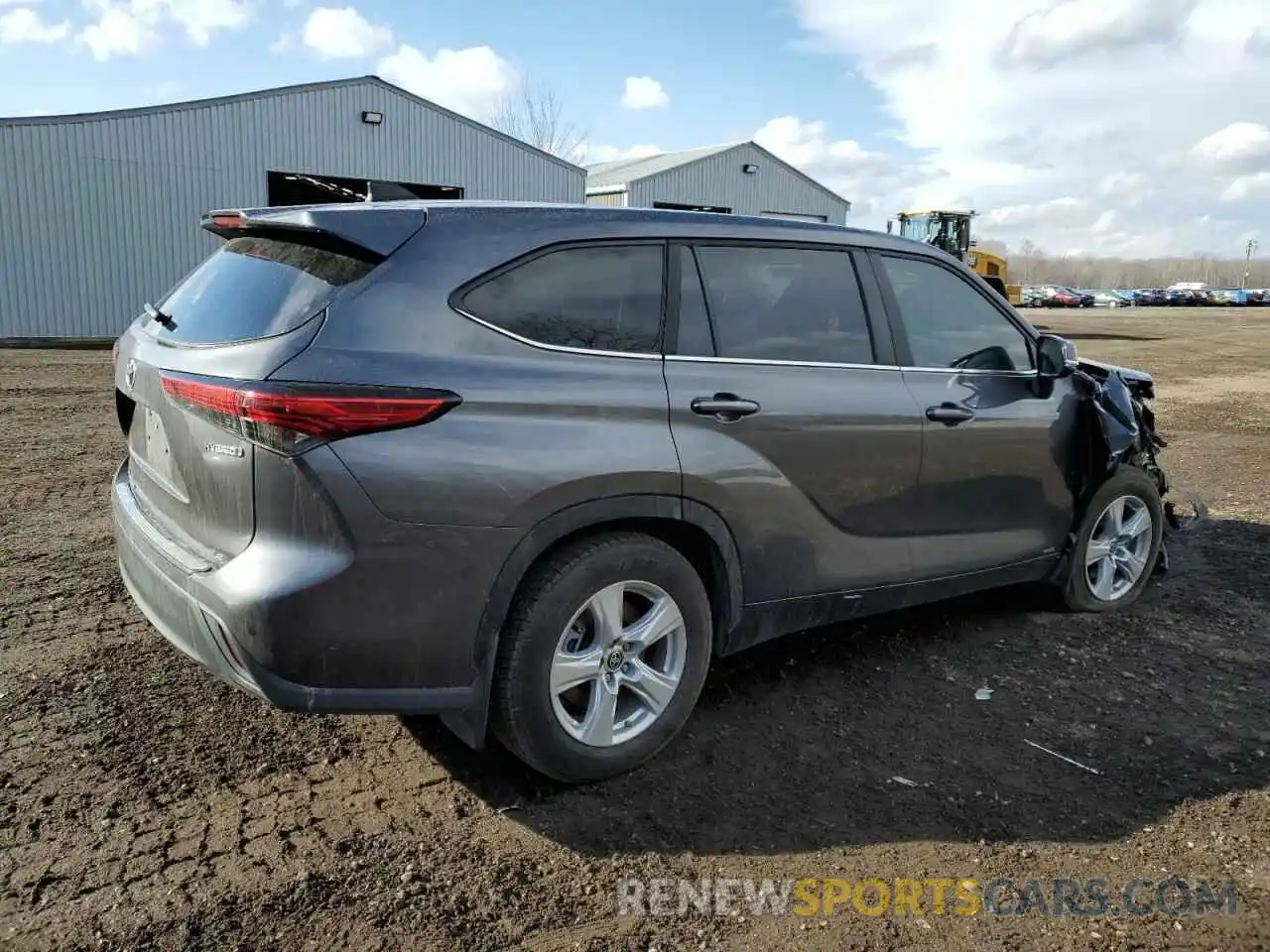 3 Photograph of a damaged car 5TDBBRCHXPS113809 TOYOTA HIGHLANDER 2023