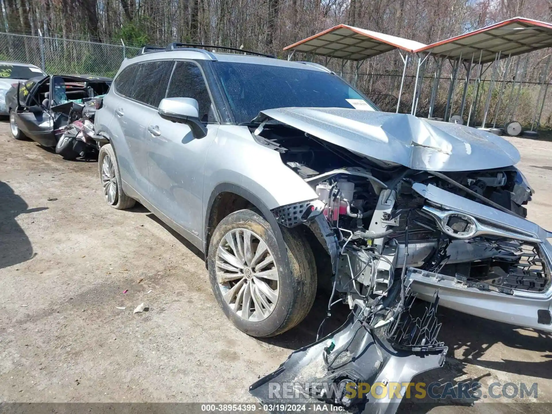 1 Photograph of a damaged car 5TDEBRCH7PS112114 TOYOTA HIGHLANDER 2023