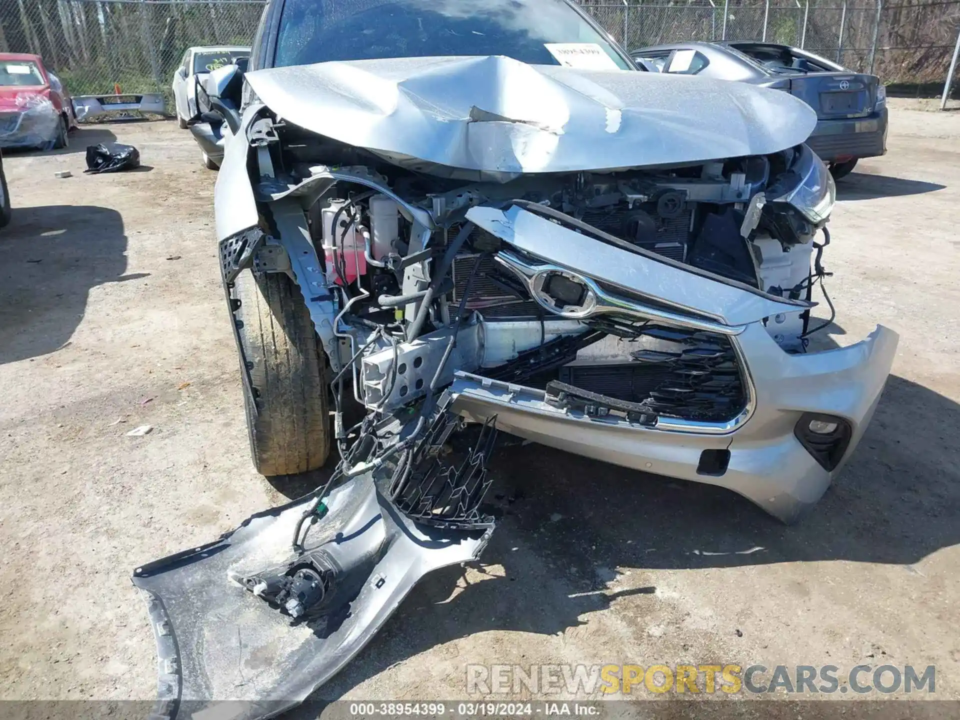 21 Photograph of a damaged car 5TDEBRCH7PS112114 TOYOTA HIGHLANDER 2023