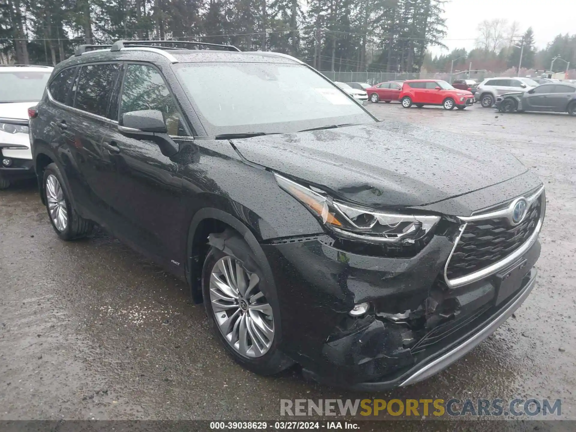 1 Photograph of a damaged car 5TDEBRCHXPS126007 TOYOTA HIGHLANDER 2023