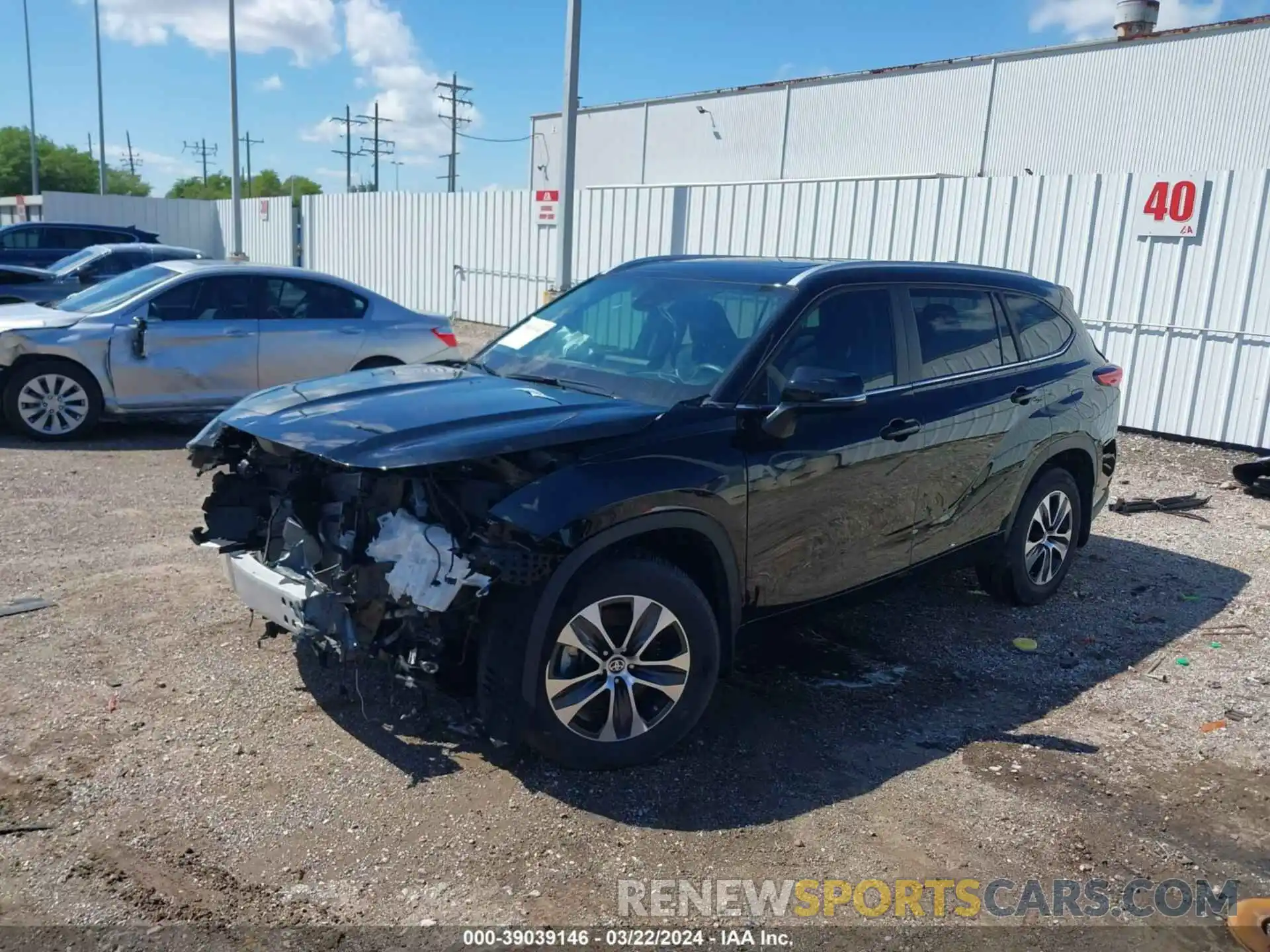 2 Photograph of a damaged car 5TDKARAH8PS019059 TOYOTA HIGHLANDER 2023