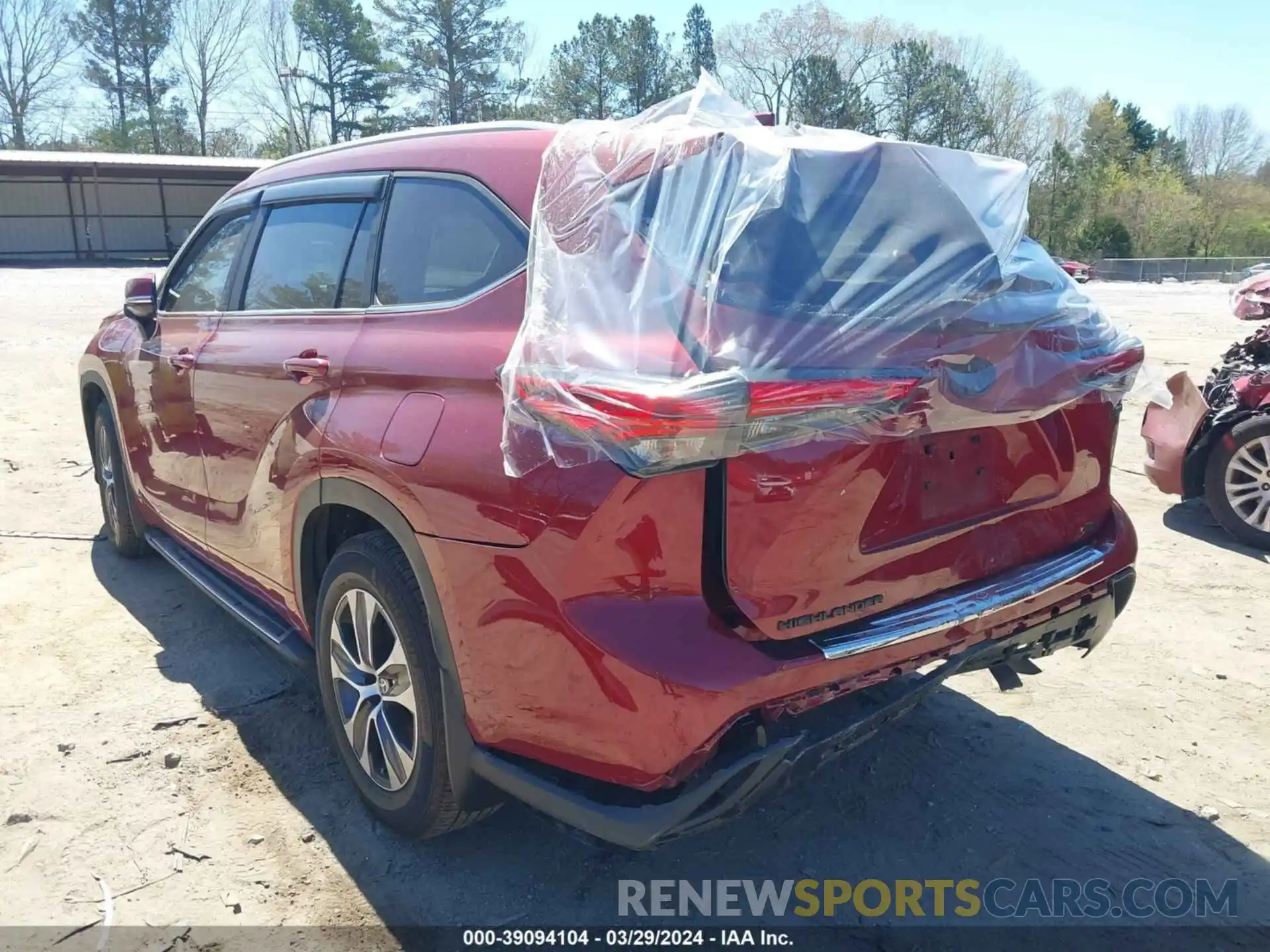 6 Photograph of a damaged car 5TDKBRCH5PS562993 TOYOTA HIGHLANDER 2023