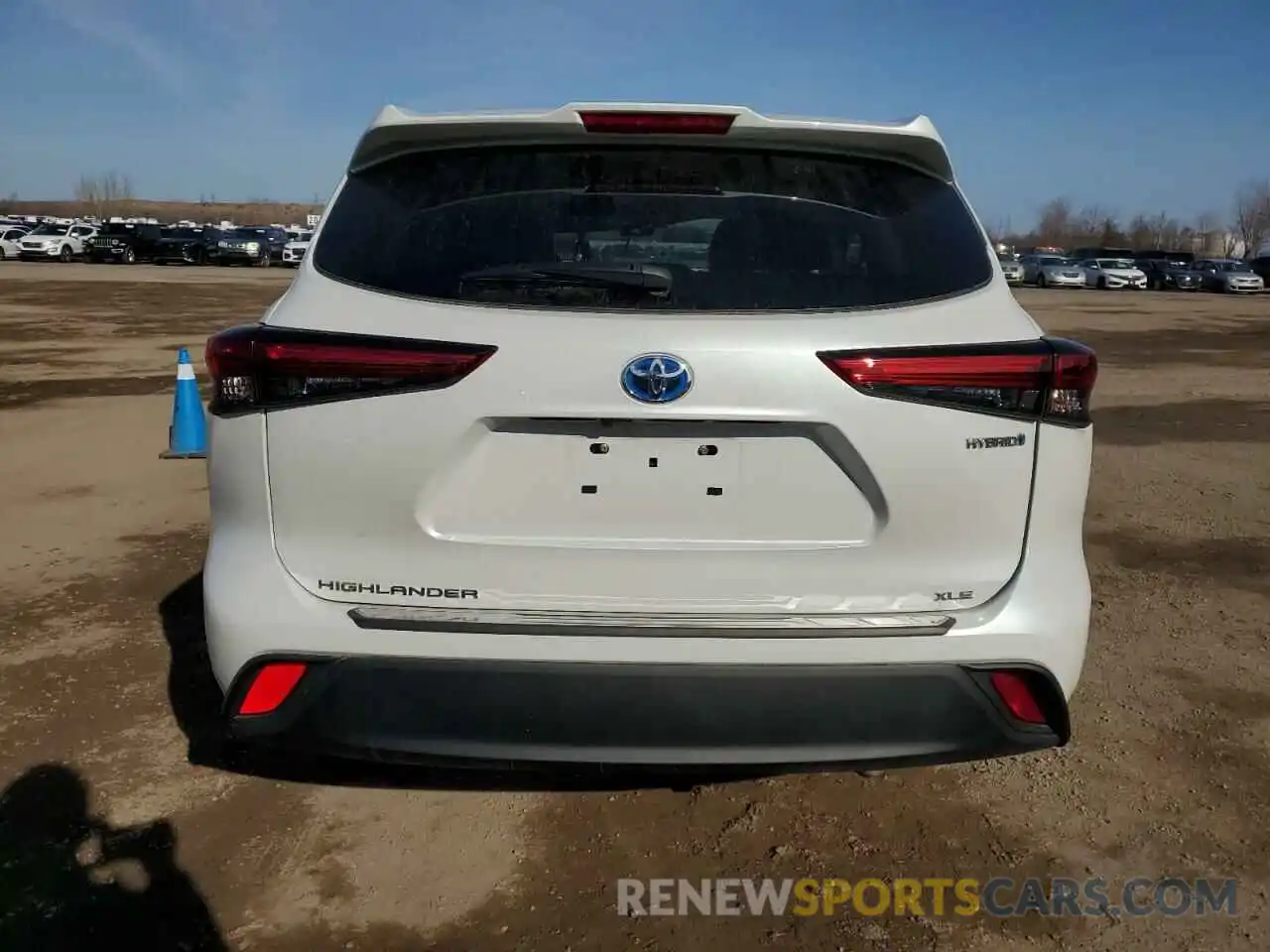 6 Photograph of a damaged car 5TDKBRCH7PS582825 TOYOTA HIGHLANDER 2023