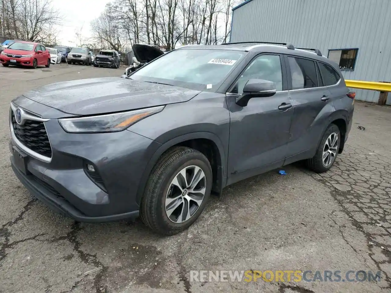 1 Photograph of a damaged car 5TDKBRCH9PS567789 TOYOTA HIGHLANDER 2023