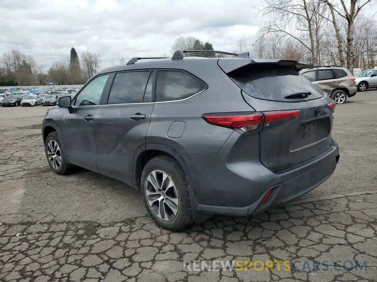 2 Photograph of a damaged car 5TDKBRCH9PS567789 TOYOTA HIGHLANDER 2023