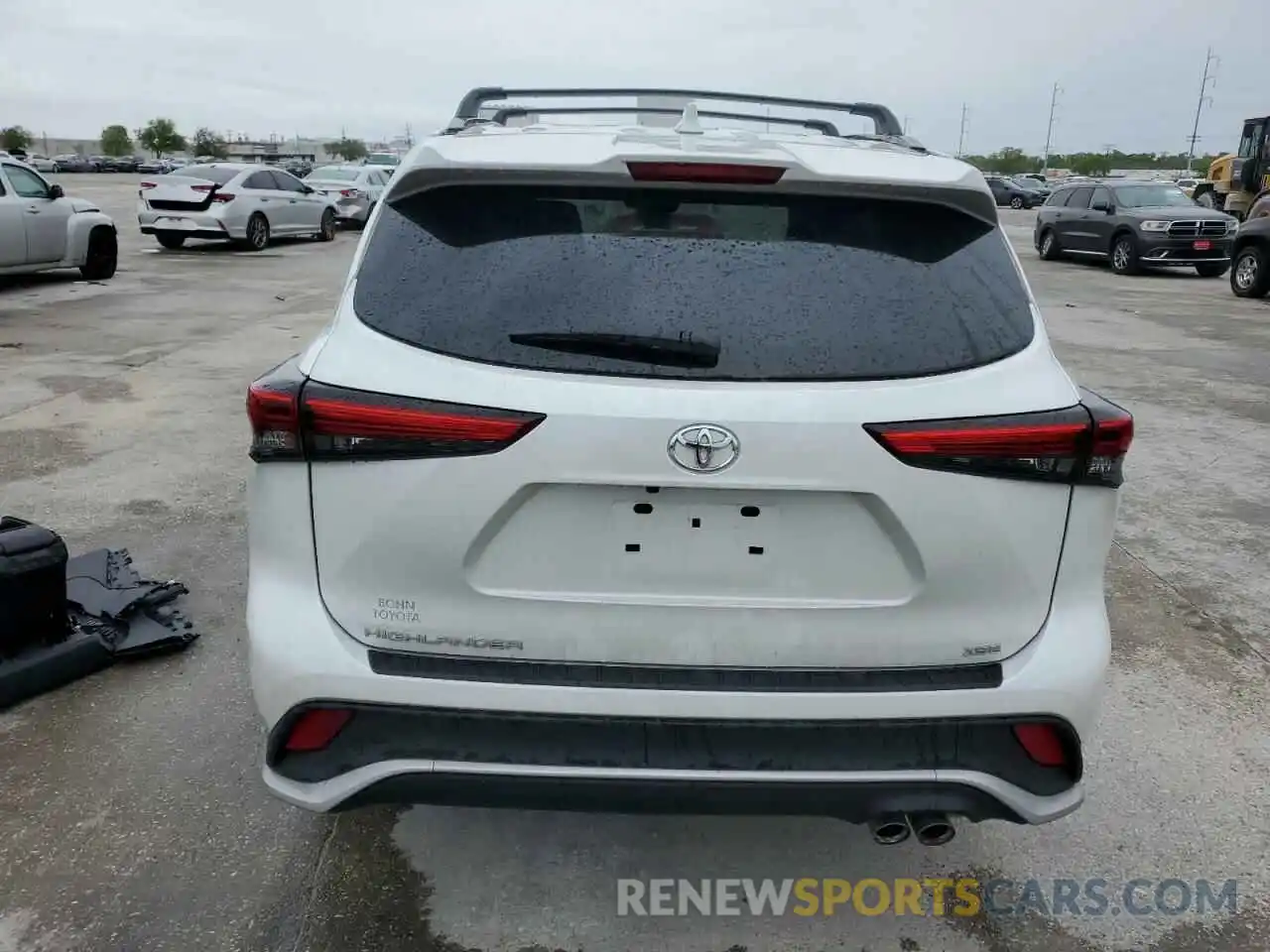 6 Photograph of a damaged car 5TDKDRAH1PS021310 TOYOTA HIGHLANDER 2023