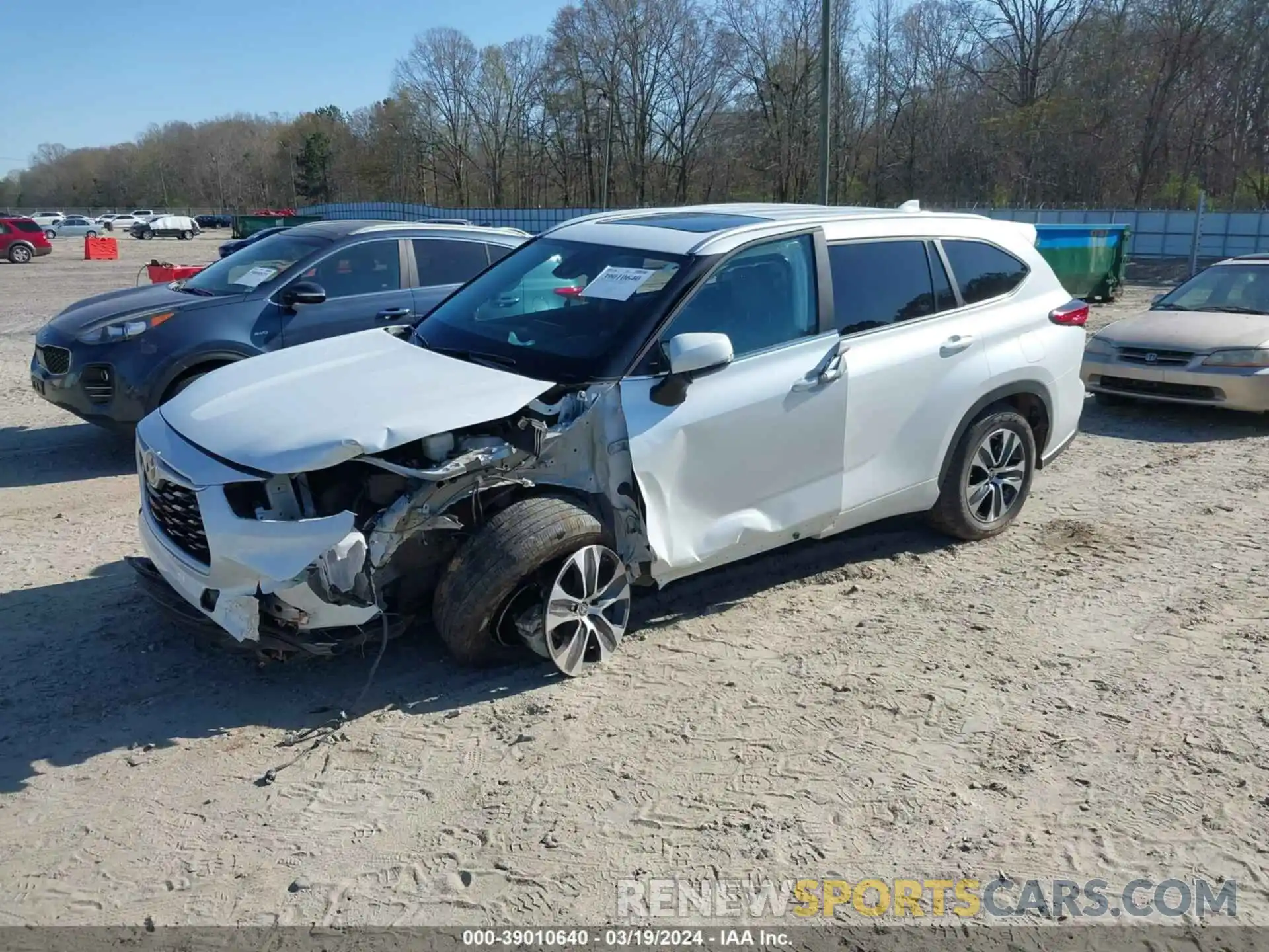 2 Photograph of a damaged car 5TDKDRAH2PS011269 TOYOTA HIGHLANDER 2023