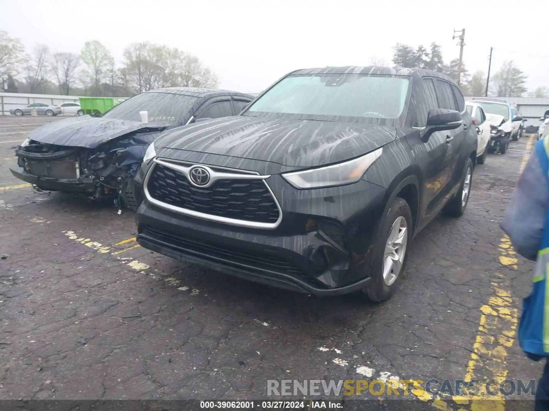 2 Photograph of a damaged car 5TDKDRAH2PS509553 TOYOTA HIGHLANDER 2023