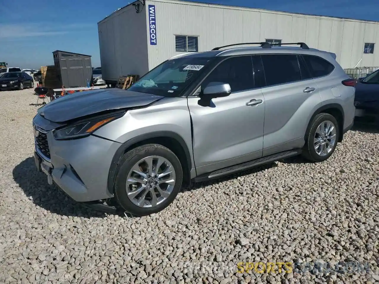 1 Photograph of a damaged car 5TDKDRAH3PS044393 TOYOTA HIGHLANDER 2023