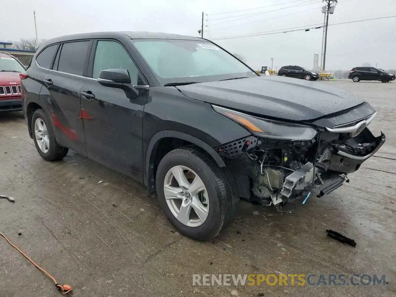 4 Photograph of a damaged car 5TDKDRAH3PS509318 TOYOTA HIGHLANDER 2023