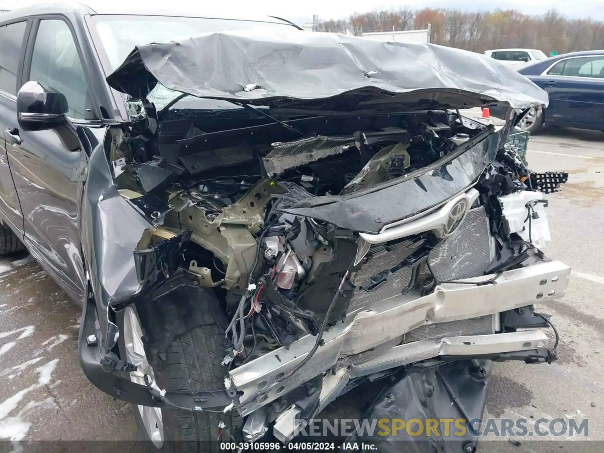 6 Photograph of a damaged car 5TDKDRAH5PS012433 TOYOTA HIGHLANDER 2023