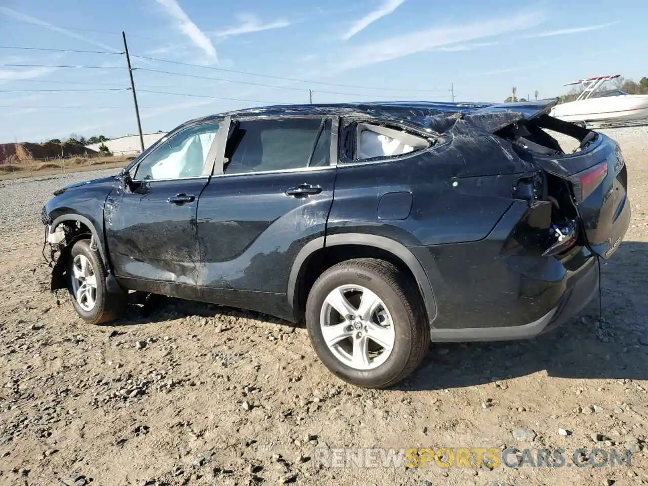 2 Photograph of a damaged car 5TDKDRAH5PS046615 TOYOTA HIGHLANDER 2023