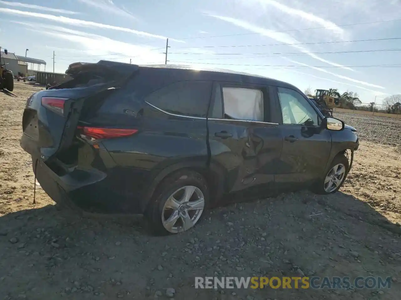 3 Photograph of a damaged car 5TDKDRAH5PS046615 TOYOTA HIGHLANDER 2023