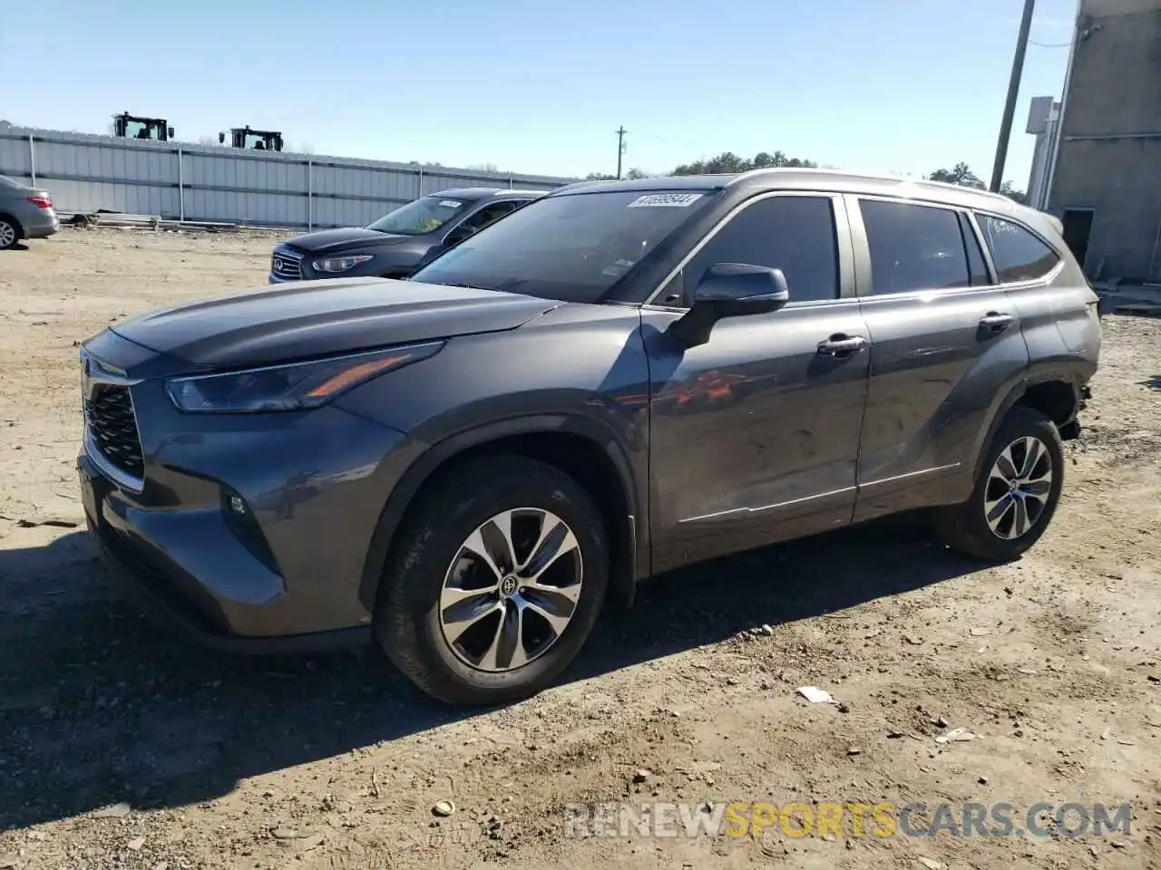 1 Photograph of a damaged car 5TDKDRAH6PS004678 TOYOTA HIGHLANDER 2023