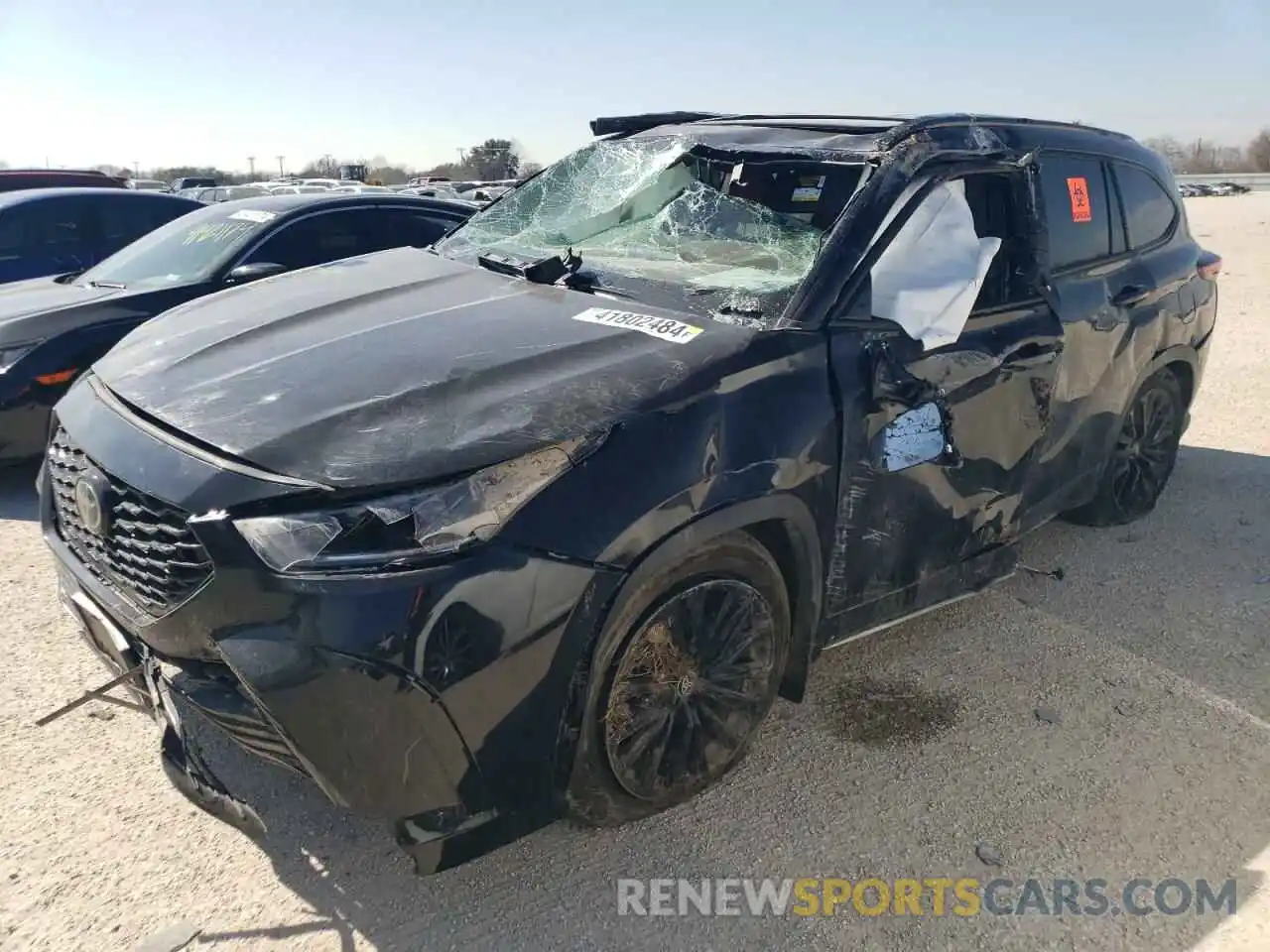 1 Photograph of a damaged car 5TDKDRAH6PS028592 TOYOTA HIGHLANDER 2023