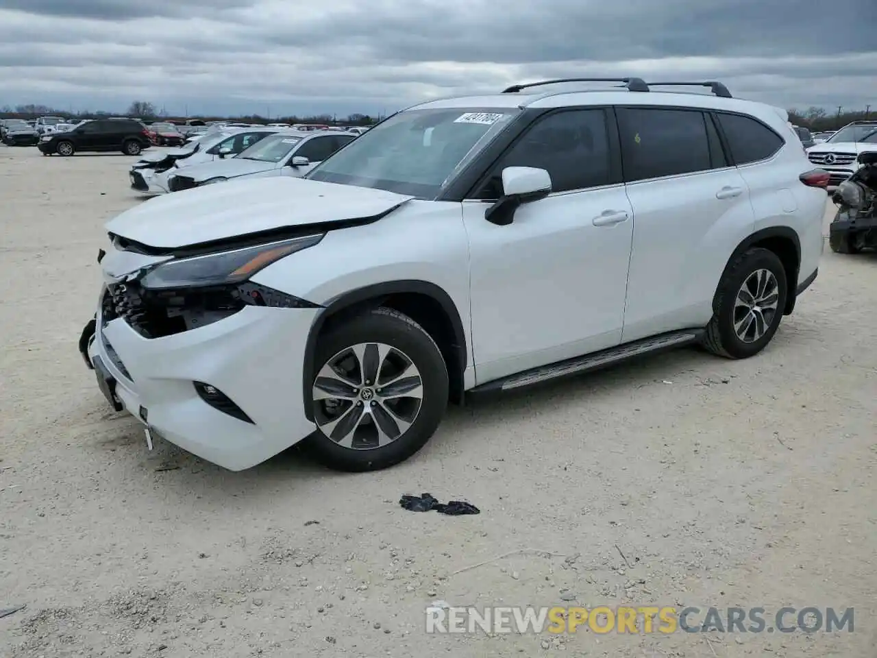 1 Photograph of a damaged car 5TDKDRAH6PS520653 TOYOTA HIGHLANDER 2023