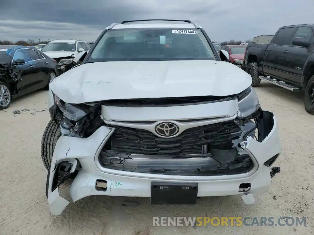 5 Photograph of a damaged car 5TDKDRAH6PS520653 TOYOTA HIGHLANDER 2023