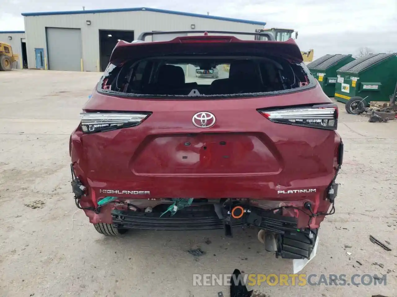 6 Photograph of a damaged car 5TDKDRAH7PS040251 TOYOTA HIGHLANDER 2023