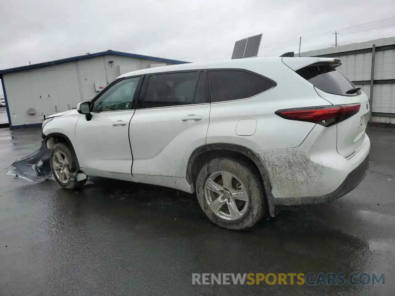 2 Photograph of a damaged car 5TDKDRBH0PS000379 TOYOTA HIGHLANDER 2023