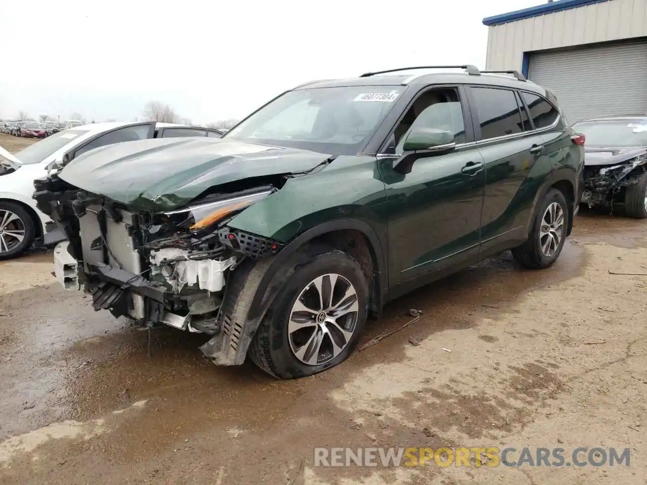 1 Photograph of a damaged car 5TDKDRBH0PS501918 TOYOTA HIGHLANDER 2023