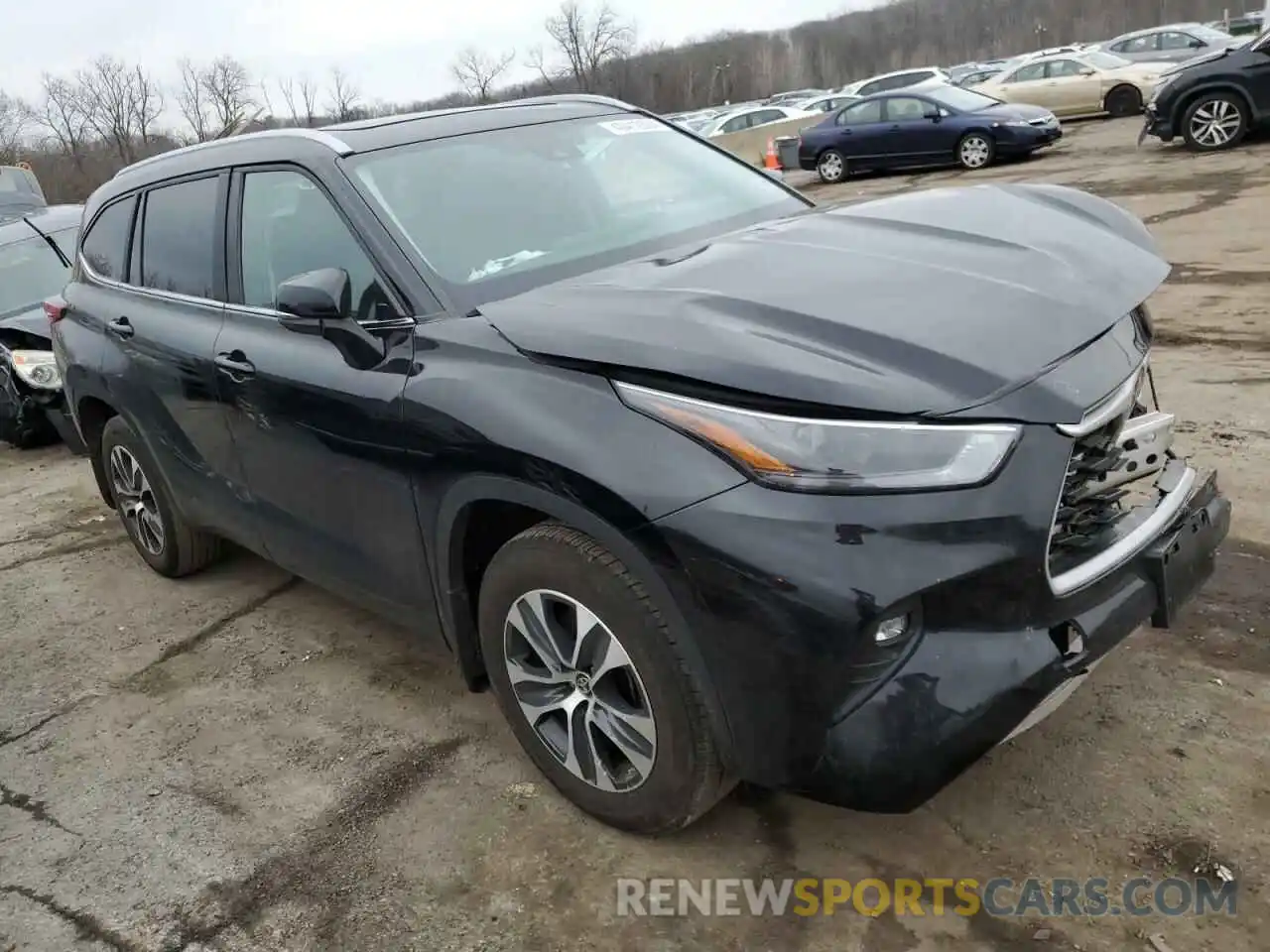 4 Photograph of a damaged car 5TDKDRBH1PS004473 TOYOTA HIGHLANDER 2023