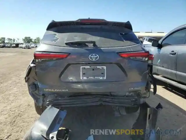 6 Photograph of a damaged car 5TDKDRBH1PS014016 TOYOTA HIGHLANDER 2023