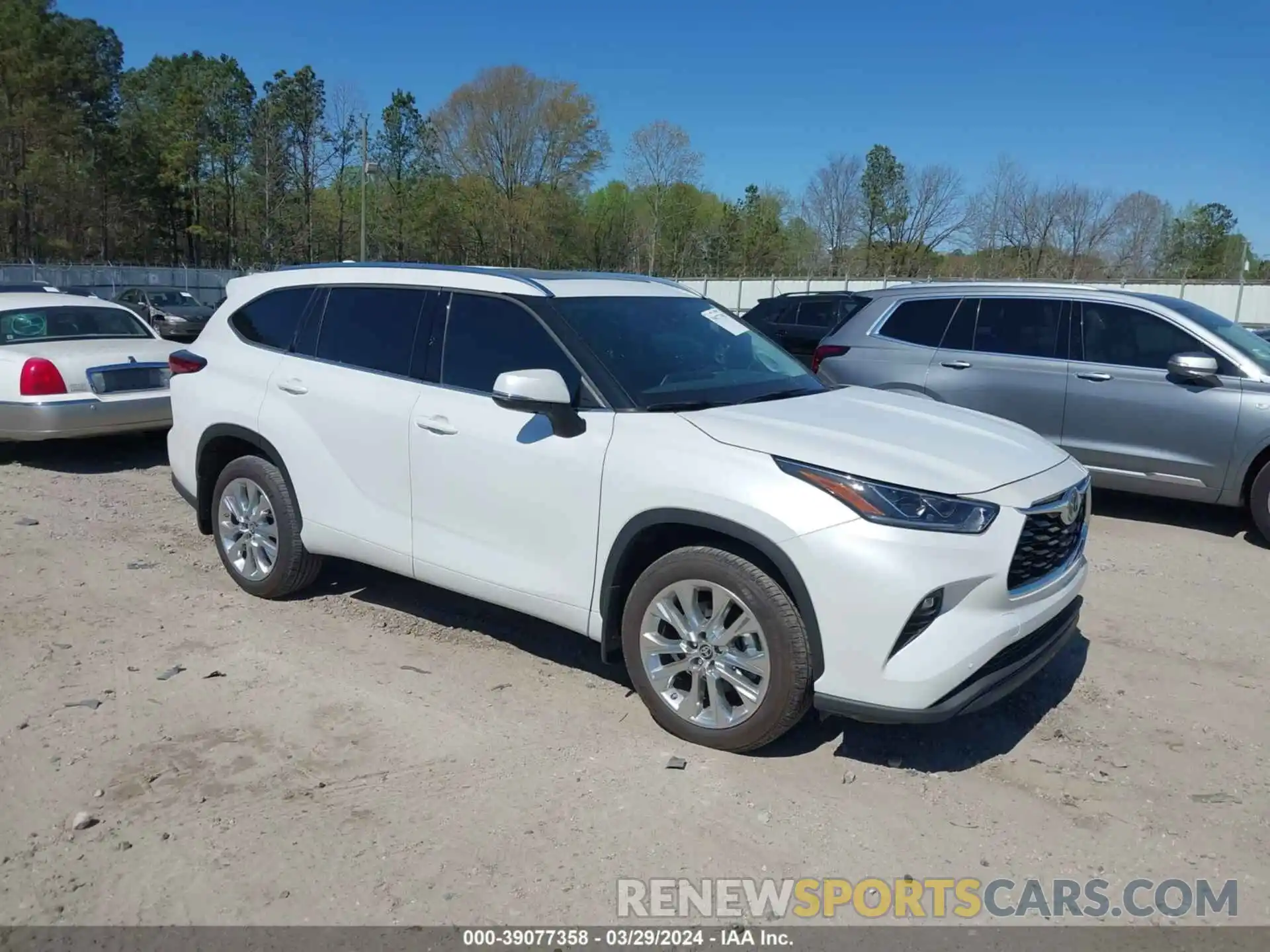 1 Photograph of a damaged car 5TDKDRBH1PS025338 TOYOTA HIGHLANDER 2023