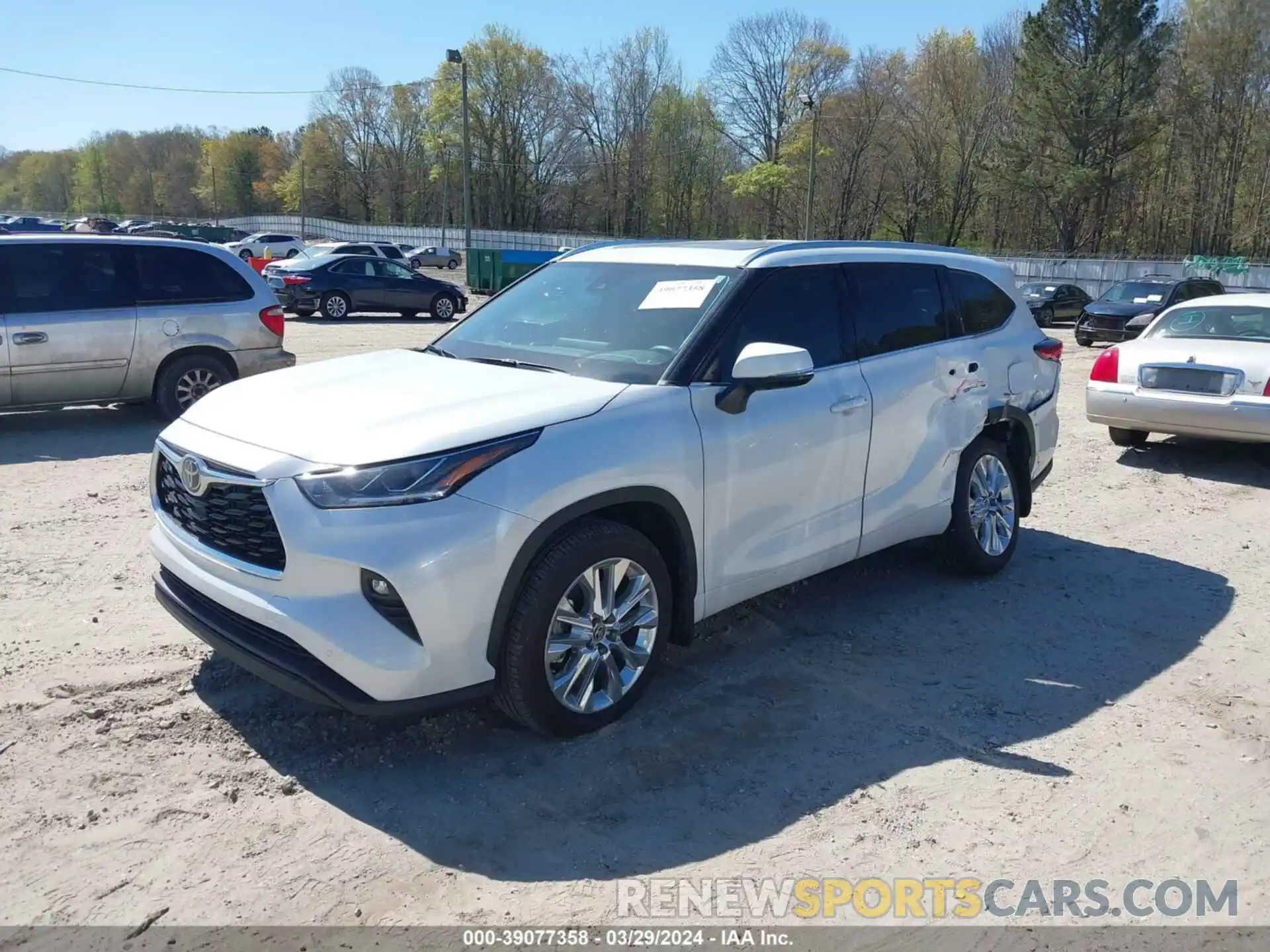 2 Photograph of a damaged car 5TDKDRBH1PS025338 TOYOTA HIGHLANDER 2023