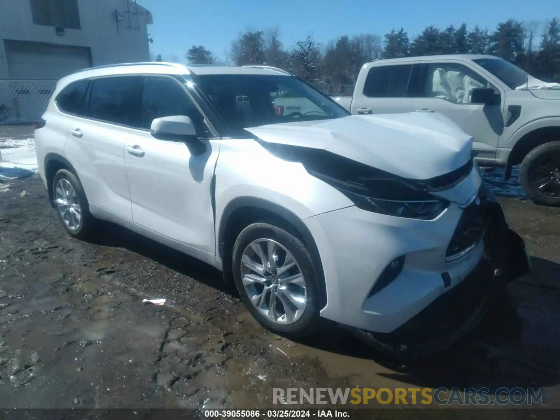 1 Photograph of a damaged car 5TDKDRBH2PS018298 TOYOTA HIGHLANDER 2023