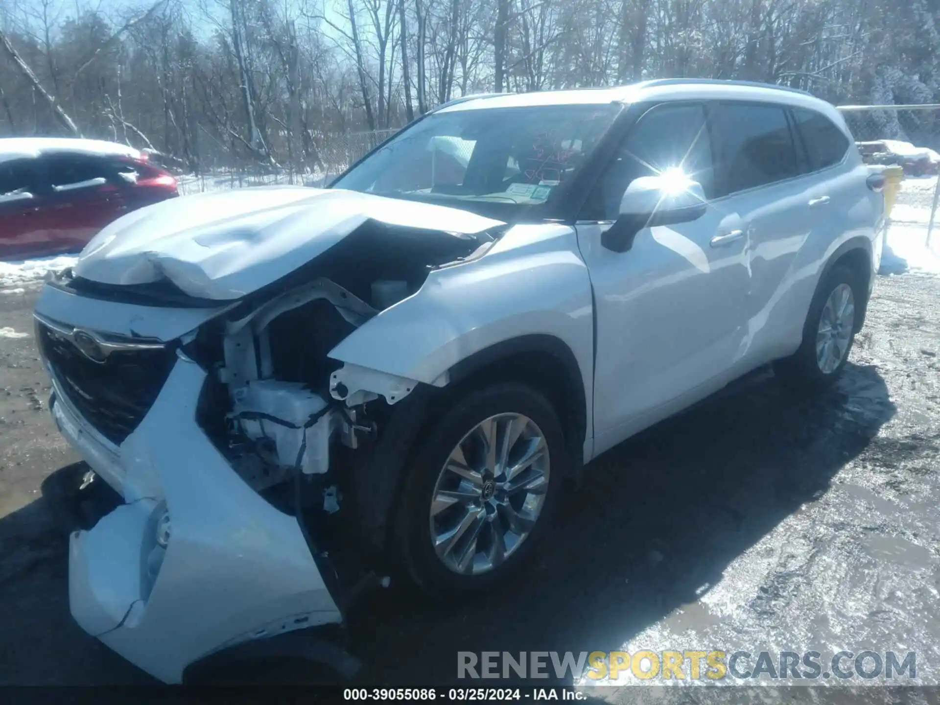 2 Photograph of a damaged car 5TDKDRBH2PS018298 TOYOTA HIGHLANDER 2023