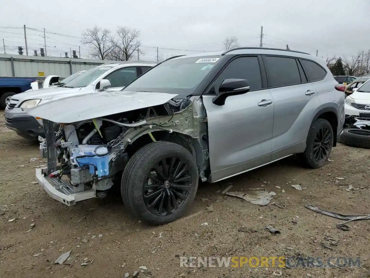 1 Photograph of a damaged car 5TDKDRBH2PS513083 TOYOTA HIGHLANDER 2023