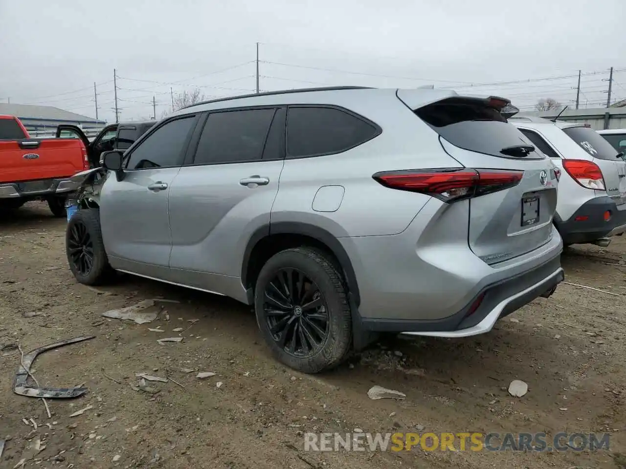 2 Photograph of a damaged car 5TDKDRBH2PS513083 TOYOTA HIGHLANDER 2023