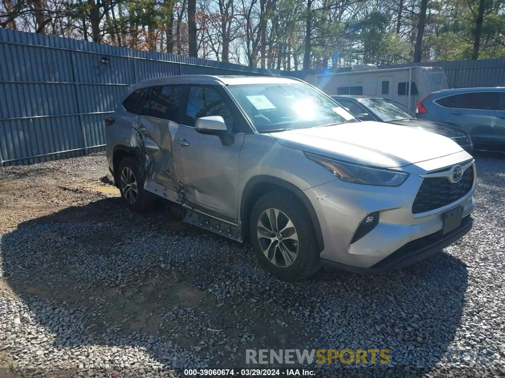 1 Photograph of a damaged car 5TDKDRBH3PS019735 TOYOTA HIGHLANDER 2023