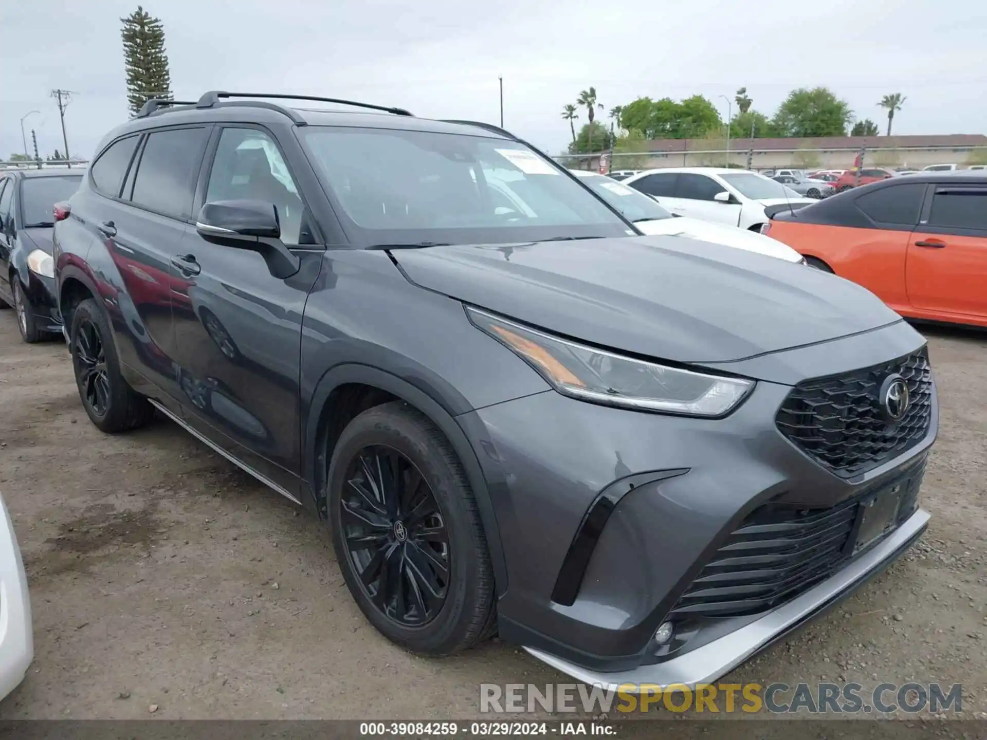 1 Photograph of a damaged car 5TDKDRBH4PS012924 TOYOTA HIGHLANDER 2023