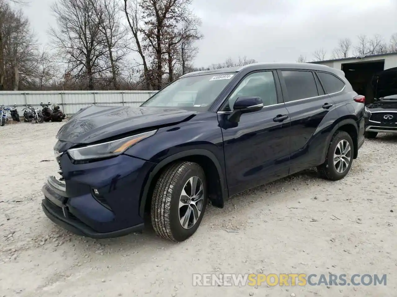 1 Photograph of a damaged car 5TDKDRBH4PS031974 TOYOTA HIGHLANDER 2023