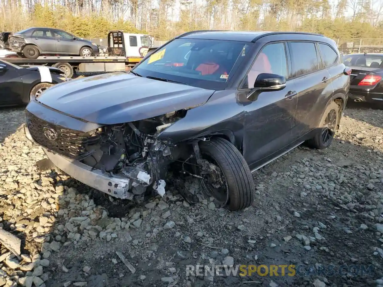 1 Photograph of a damaged car 5TDKDRBH4PS508578 TOYOTA HIGHLANDER 2023