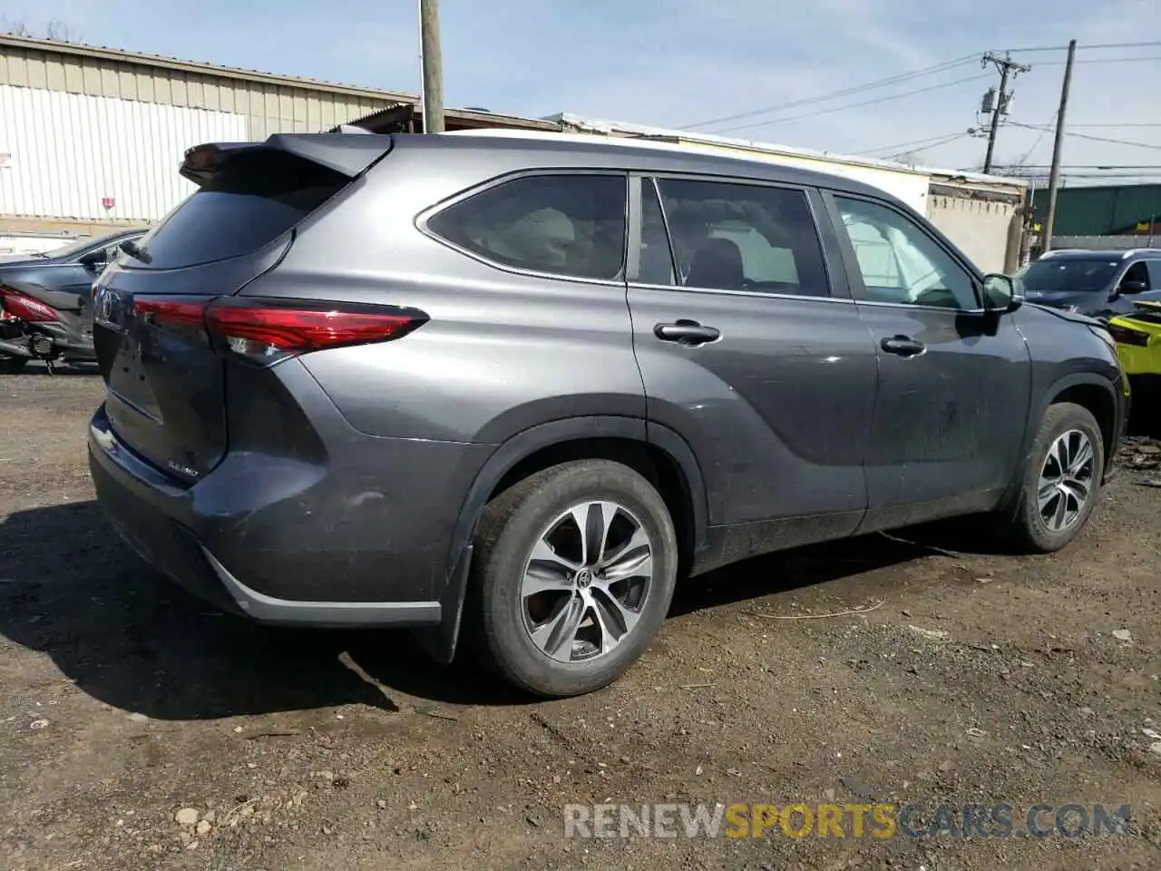 3 Photograph of a damaged car 5TDKDRBH5PS502840 TOYOTA HIGHLANDER 2023