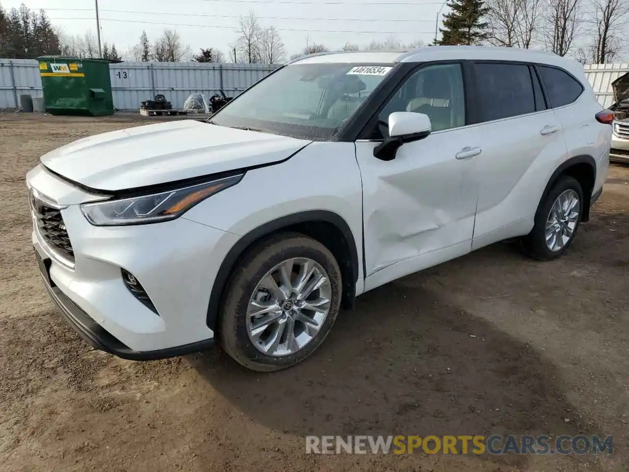 1 Photograph of a damaged car 5TDKDRBH6PS008938 TOYOTA HIGHLANDER 2023