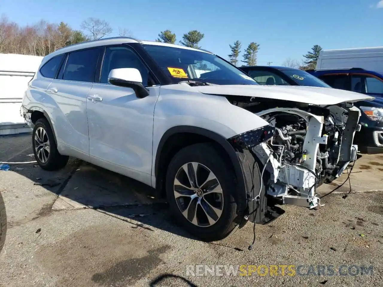 4 Photograph of a damaged car 5TDKDRBH6PS043804 TOYOTA HIGHLANDER 2023