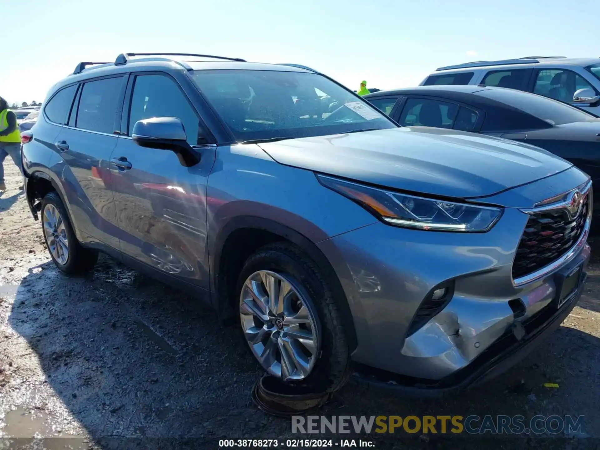 1 Photograph of a damaged car 5TDKDRBH8PS004177 TOYOTA HIGHLANDER 2023