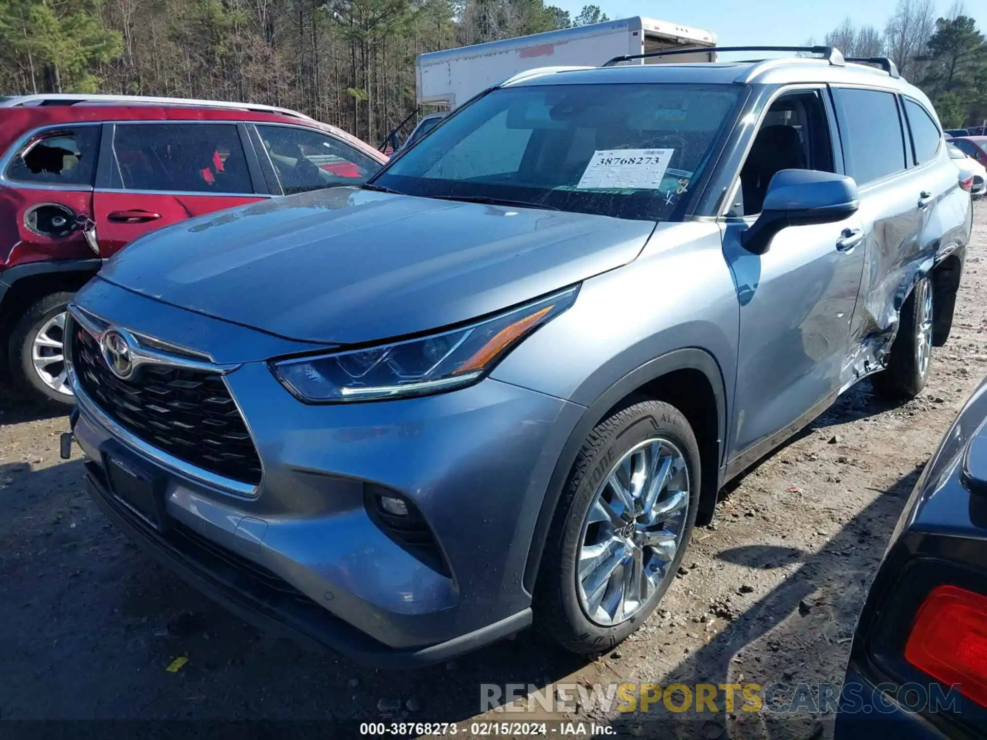 2 Photograph of a damaged car 5TDKDRBH8PS004177 TOYOTA HIGHLANDER 2023