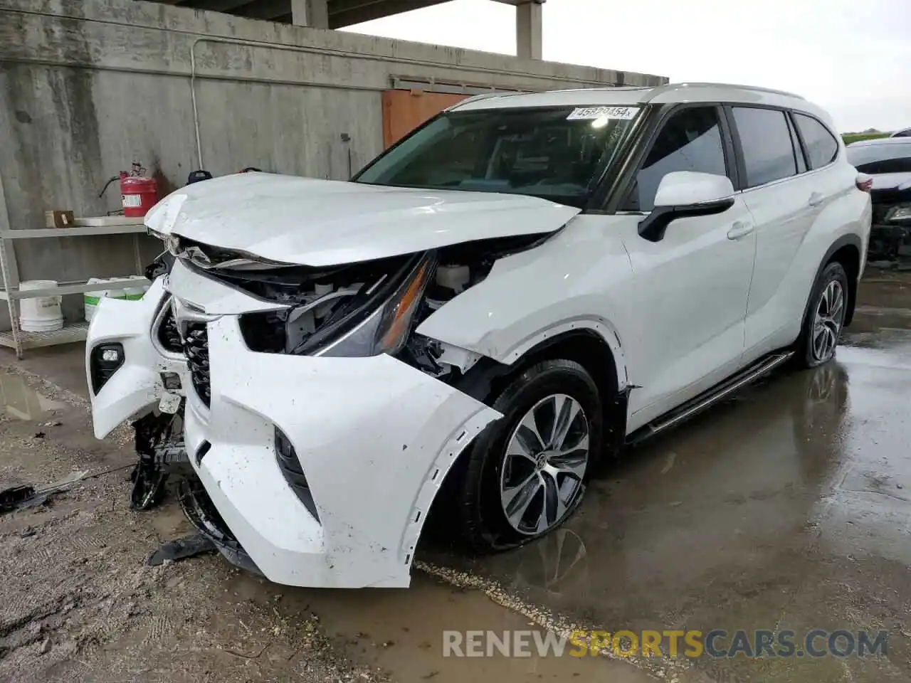 1 Photograph of a damaged car 5TDKDRBH8PS009069 TOYOTA HIGHLANDER 2023