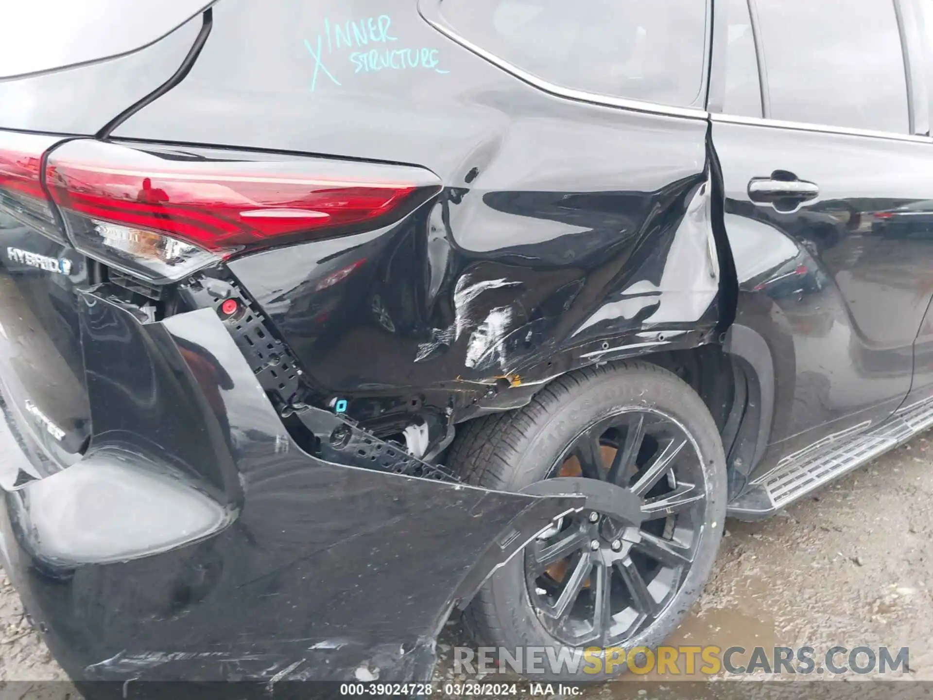 6 Photograph of a damaged car 5TDXBRCH1PS580154 TOYOTA HIGHLANDER 2023