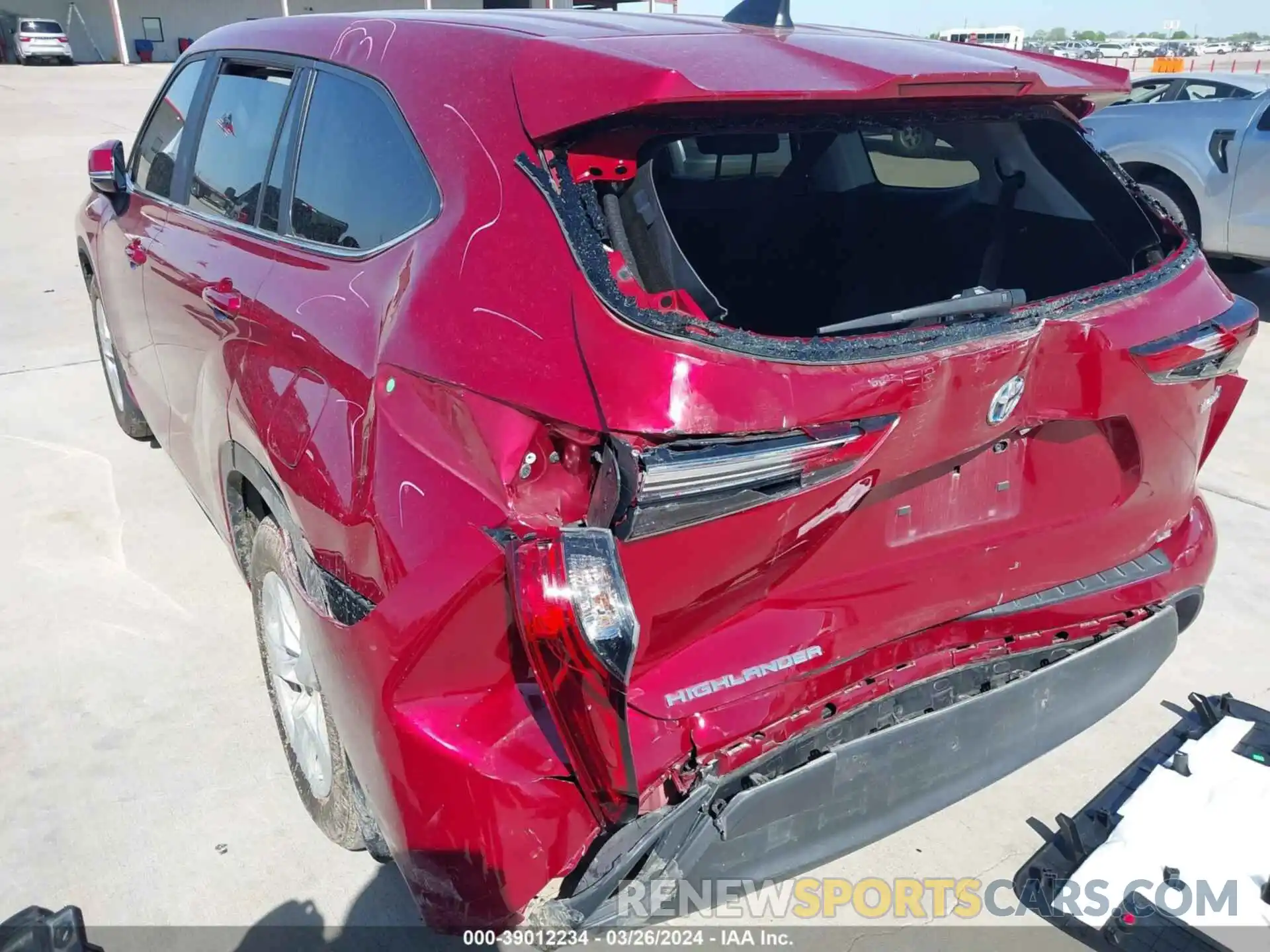 6 Photograph of a damaged car 5TDZARAH6PS519221 TOYOTA HIGHLANDER 2023