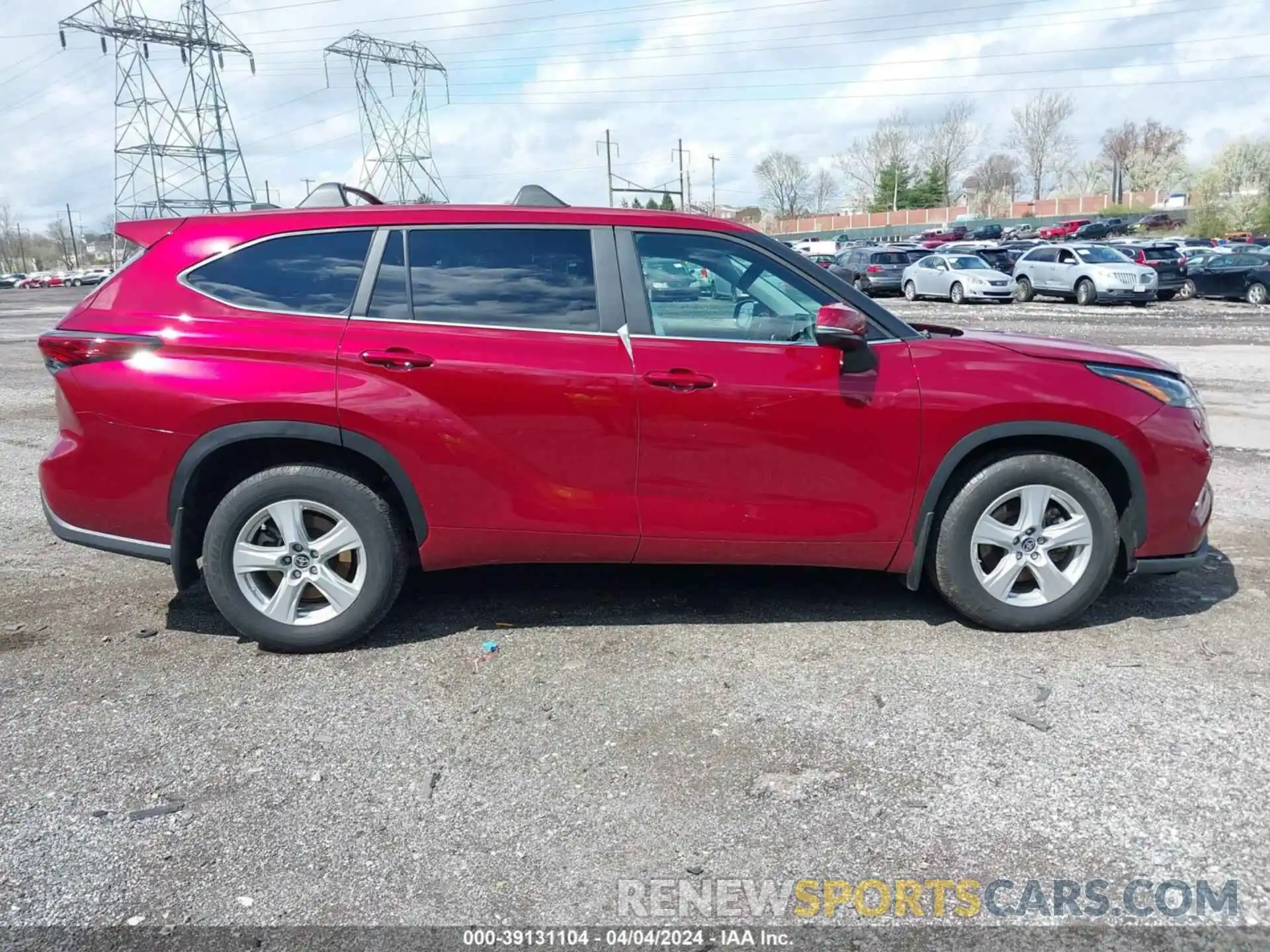 14 Photograph of a damaged car 5TDZARAH7PS517378 TOYOTA HIGHLANDER 2023