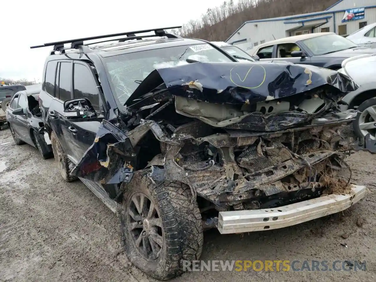 1 Photograph of a damaged car JTMCY7AJ4L4087081 TOYOTA LAND CRUIS 2020