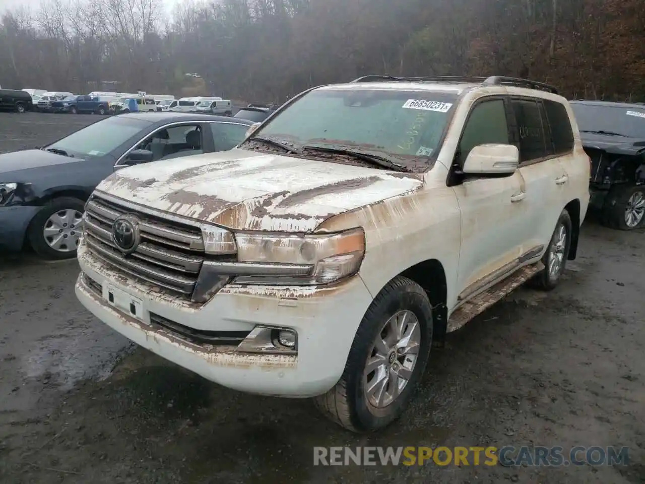 2 Photograph of a damaged car JTMCY7AJ5M4105539 TOYOTA LAND CRUIS 2021