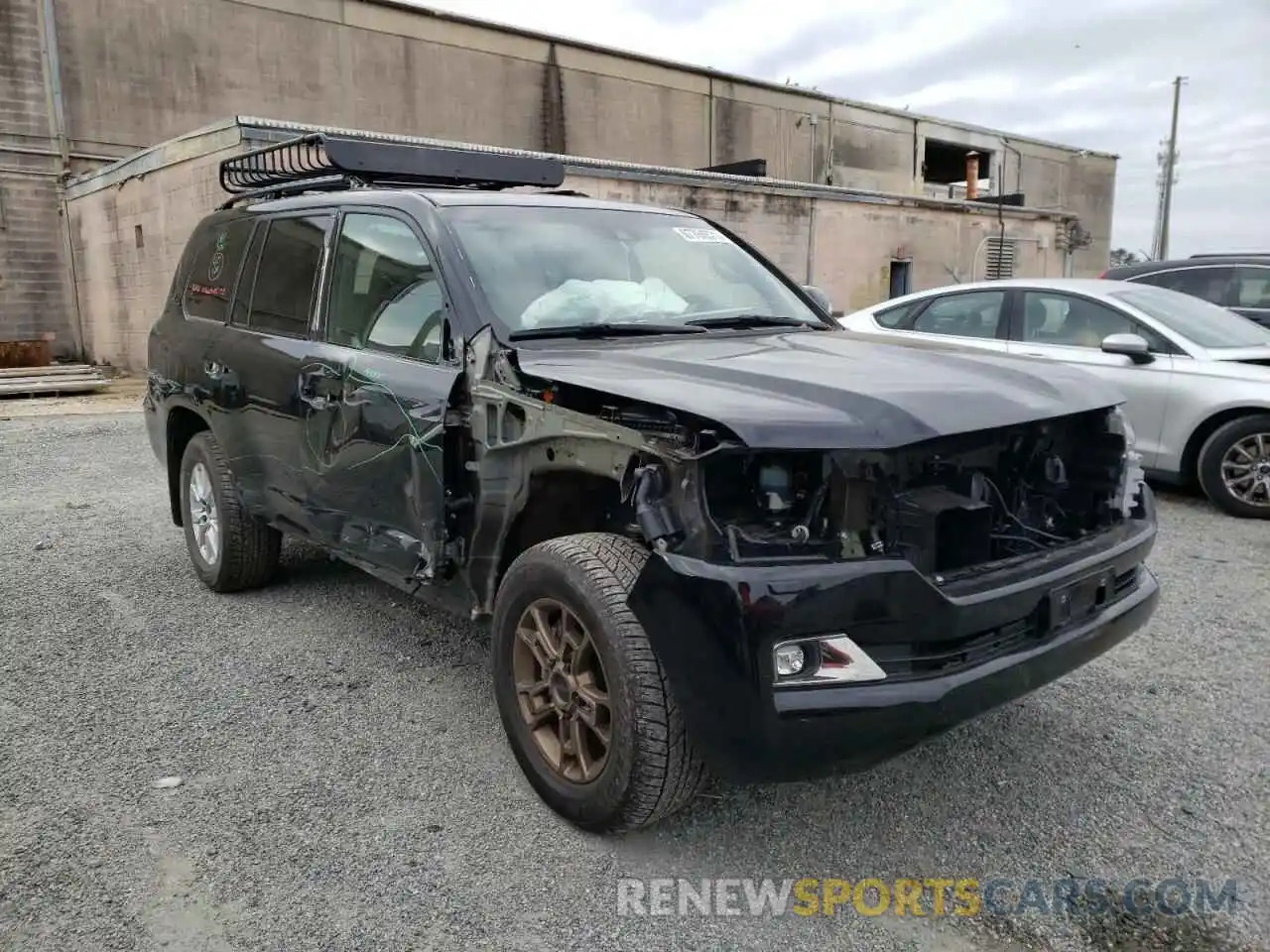 1 Photograph of a damaged car JTMCY7AJ8M4097811 TOYOTA LAND CRUIS 2021