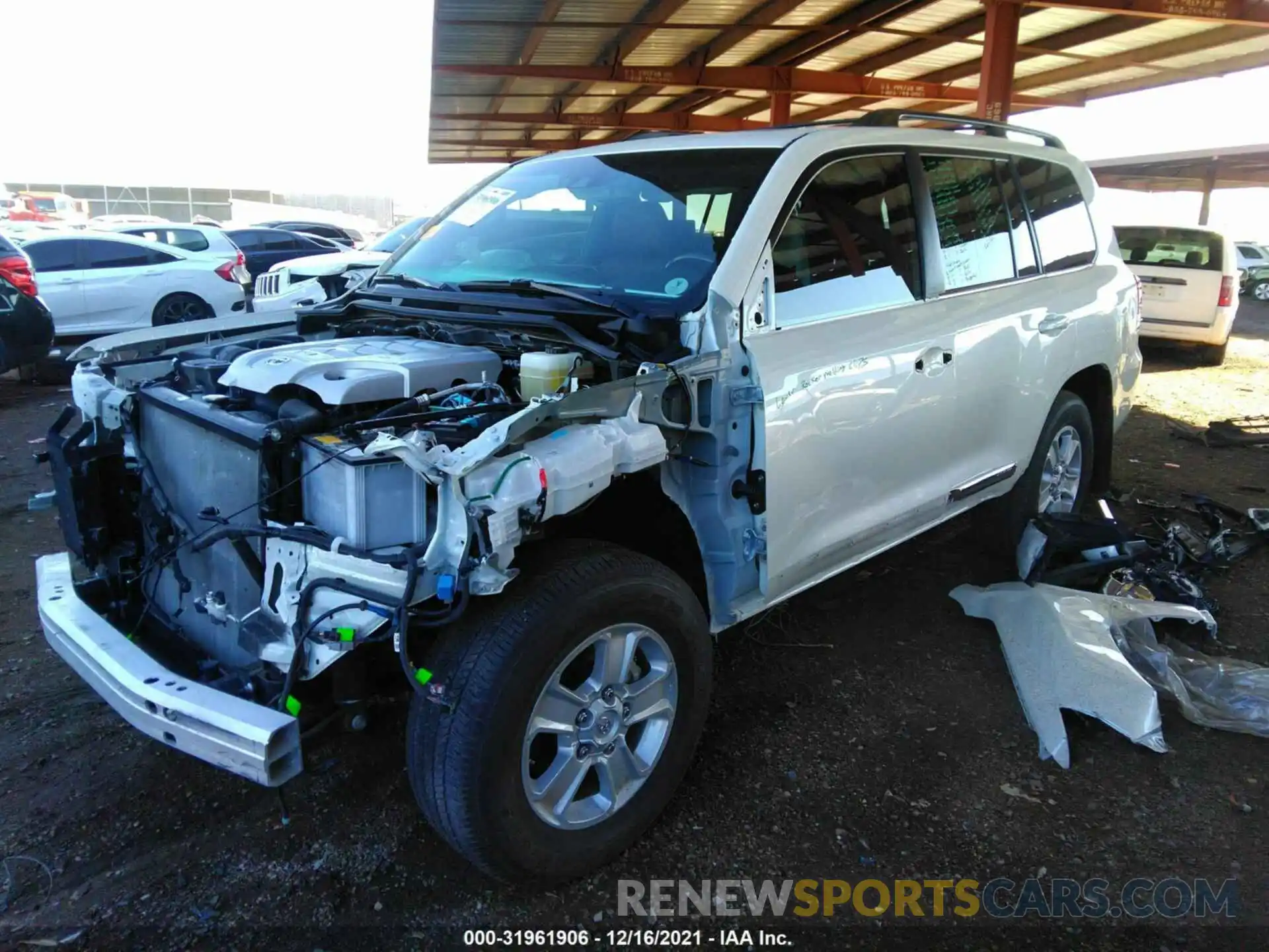 2 Photograph of a damaged car JTMCY7AJ5M4098432 TOYOTA LAND CRUISER 2021